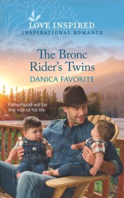 The Bronc Rider's Twins - book cover